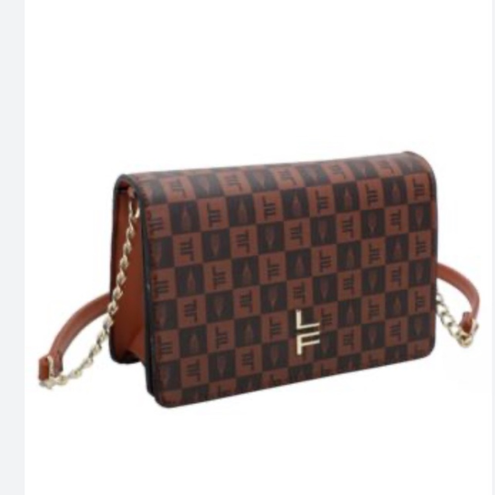 London Fog Marci Crossbody Bag Cognac Brown - NWT